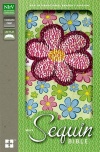 NIRV Sequin Multicolor Flower Leathersoft  (pack of 10) - VPK